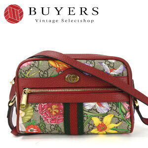 Gucci Supreme GG Shoulder Red Pochette Flower Bag Crossbody Beige Tan Ophidia